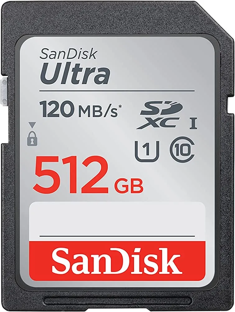 כרטיס זיכרון Sandisk Ultra 512GB SDXC SDSDUNC-512G-GN6IN