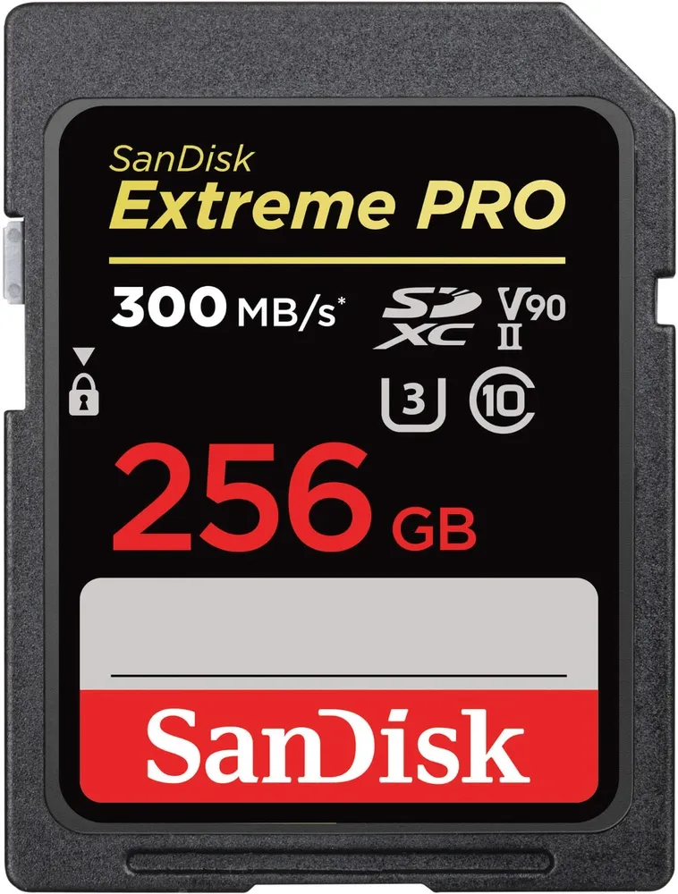 כרטיס זיכרון Sandisk Extreme Pro 256GB SDHC 300Mb/s SDSDXDK-256G-GN4IN