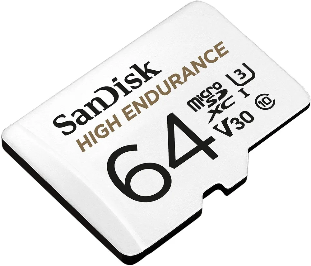 כרטיס זיכרון Sandisk High Endurance 64GB Micro SDXC SDSQQNR-064G-GN6IA