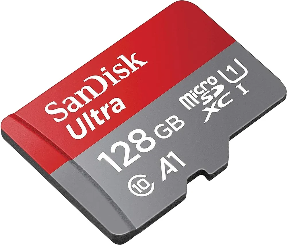 כרטיס זיכרון Sandisk Ultra 128GB Micro SD 140Mb/s SDSQUAB-128G-GN6MN