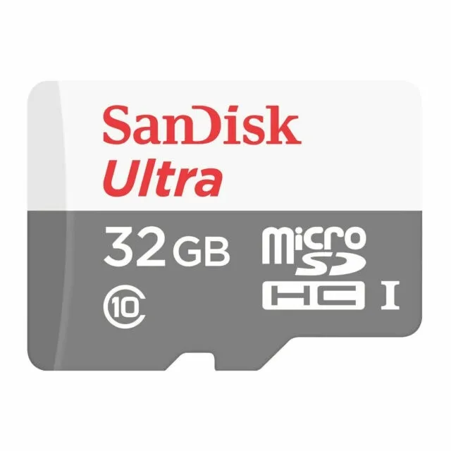 כרטיס זיכרון Sandisk Ultra Android 32GB Micro SDHC 100Mb/s SDSQUNR-032G-GN3MN