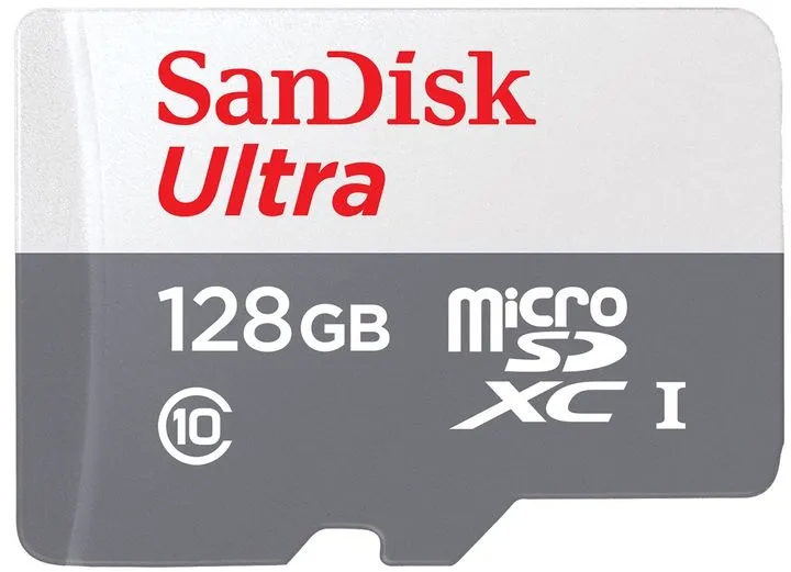 כרטיס זיכרון Sandisk Ultra Android 128GB Micro SDXC 100Mb/s SDSQUNR-128G-GN6MN