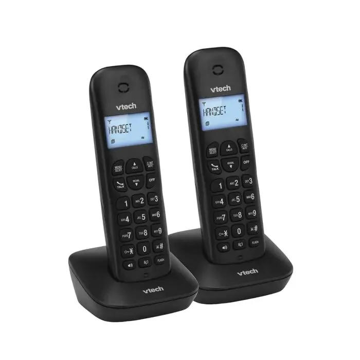 טלפון אלחוטי + שלוחה Vtech DELTA SLB-2310TW – צבע שחור
