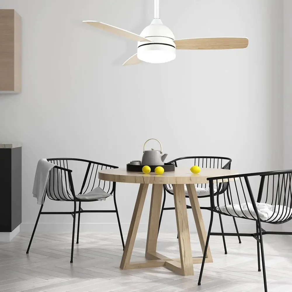 מאוורר תקרה Semicom SM-1010/48CT 48" 25W סדרה: STORM בצבע לבן