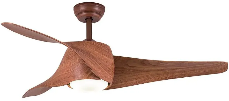 מאוורר תקרה Semicom SM-1013WO/25CT 52" 25W סדרה: TEXAS בצבע עץ