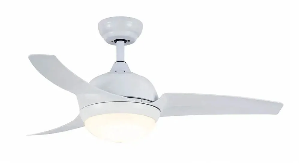 מאוורר תקרה Semicom SM-1017W/52CT 52" 25W סדרה: PARISLED בצבע לבן