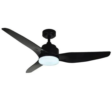 מאוורר תקרה Semicom SM-1058BK/CT 52" 25W סדרה: DALLAS בצבע שחור – שליטה באמצעות שלט