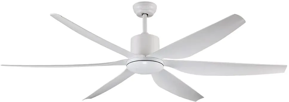 מאוורר תקרה Semicom SM-1061A/WH 66" סדרה: GIANT בצבע לבן