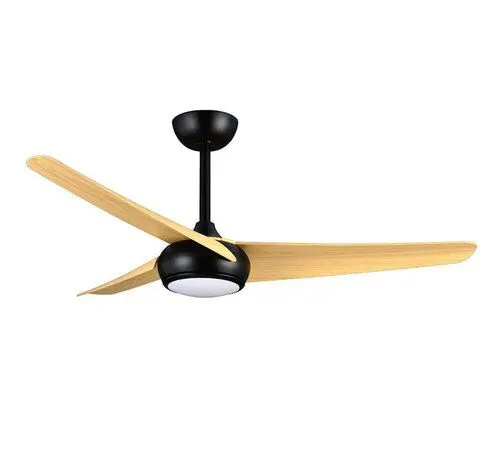 מאוורר תקרה Semicom SM-3721BW52/25CT 52" 25W סדרה: DANIEL בצבע שחור/עץ – שליטה באמצעות שלט