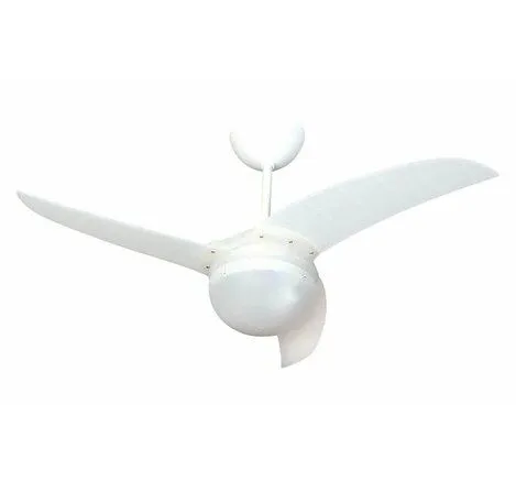 מאוורר תקרה Semicom SM-48C01L/WCT 48" 25W סדרה: BRAZILED בצבע לבן – שליטה באמצעות שלט