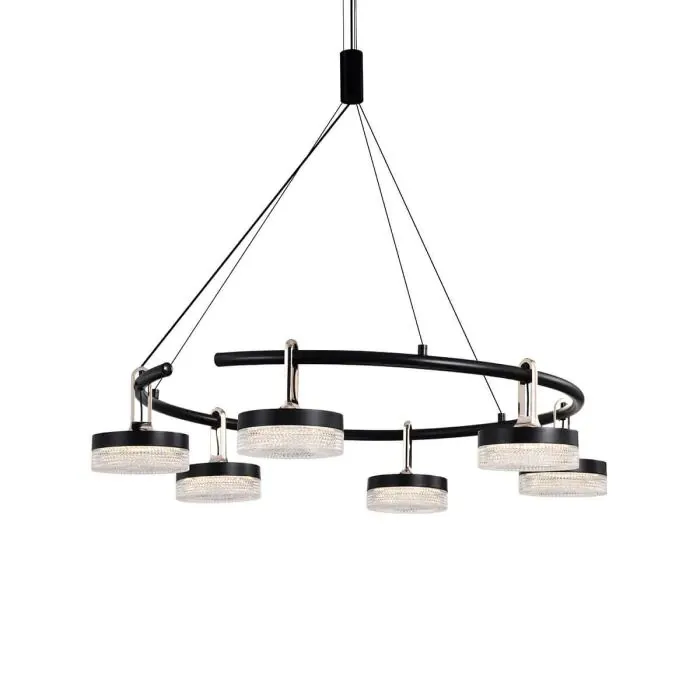 מנורת תליה Semicom SM-8556C/30WW 30W אור חם מדגם :קורל