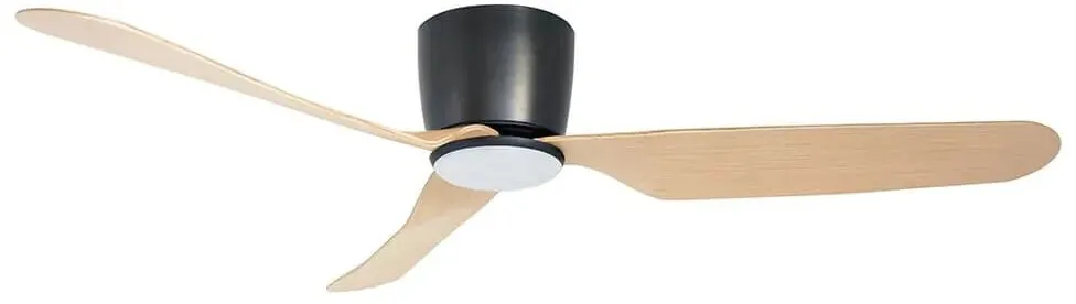 מאוורר תקרה Semicom SM-D3901/BW22CT 48" 22W סדרה: ULTRA9 בצבע שחור/עץ
