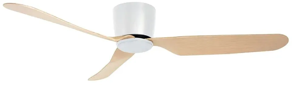 מאוורר תקרה Semicom SM-D3901/WO22CT 48" 22W סדרה: ULTRA7 בצבע לבן/עץ