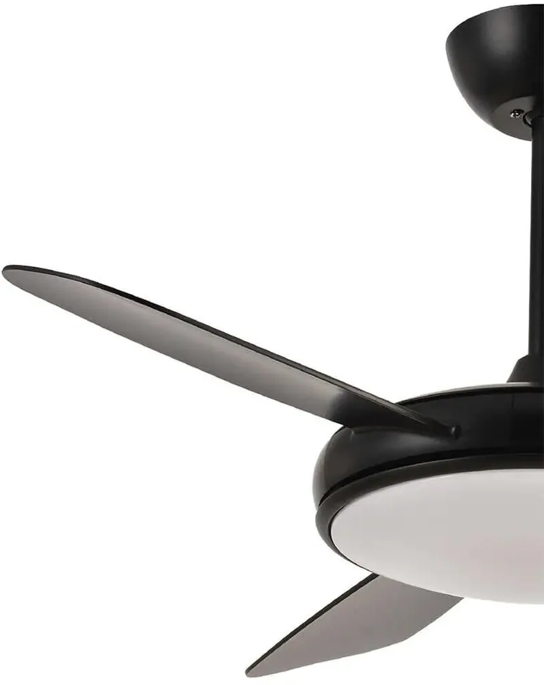 מאוורר תקרה Semicom SM-F6661AB52/32CT 52" 32W סדרה: ROY בצבע שחור – שליטה באמצעות שלט