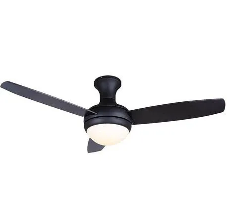 מאוורר תקרה Semicom SM-L48044B/18CT 48" 18W סדרה: TWITTER בצבע שחור – שליטה באמצעות שלט