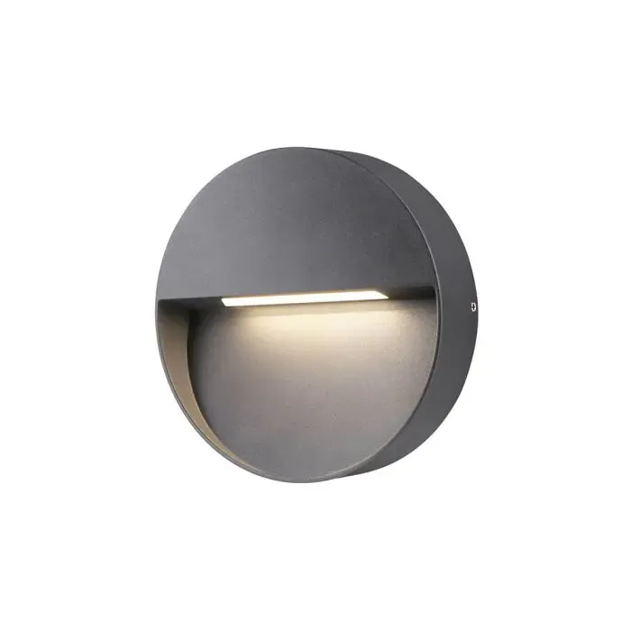 מנורת קיר Semicom SM-LDSL4B/6WW 6W אור חם מוגן מים מדגם :קארל