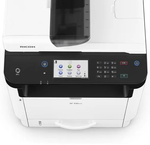 מדפסת לייזר שחור לבן משולבת Ricoh SP330SFN