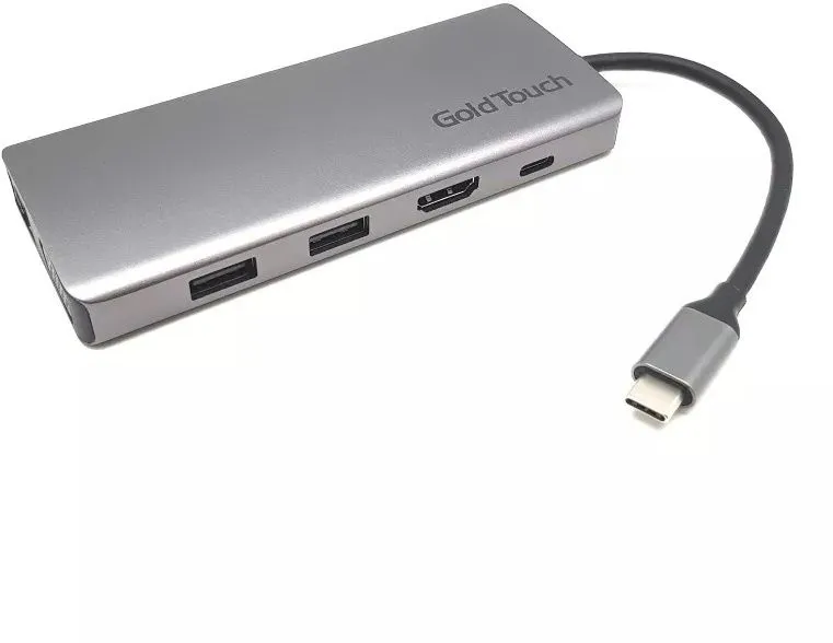 תחנת עגינה USB Type-C עם חיבורי Gold Touch SU-C12 HDMI + VGA + 4xUSB + LAN + TF/SD Slot & PD