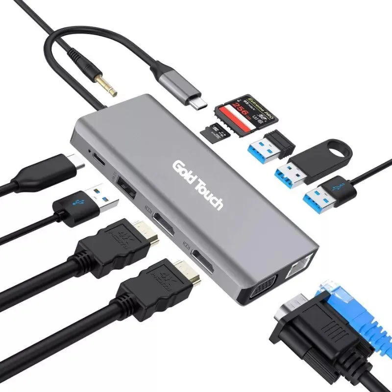 תחנת עגינה Gold Touch USB-Type C SU-C20