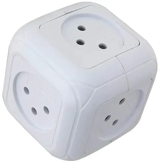 מפצל 5 שקעים Semicom SW-CUB5
