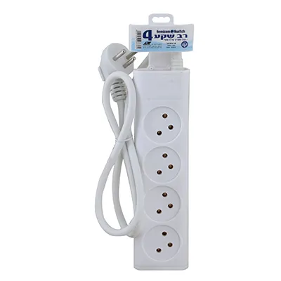 רב שקע 4 שקעים Semicom SW-MS4-1M/U באורך 1 מטר