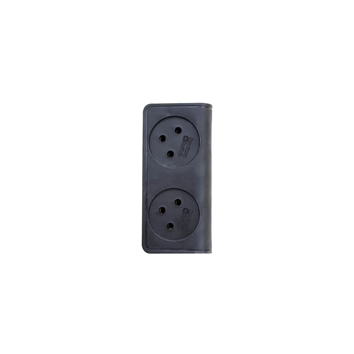 מפצל 2 שקעים Semicom SW-YZ01/02SNBK