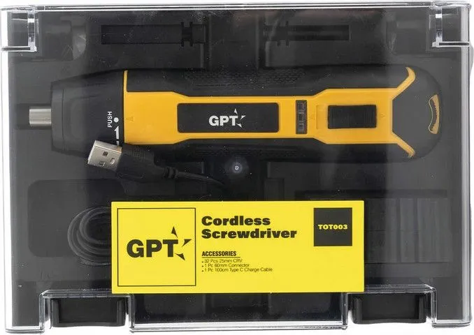 מברגת עיפרון נטענת GPT TOT003 3.6w