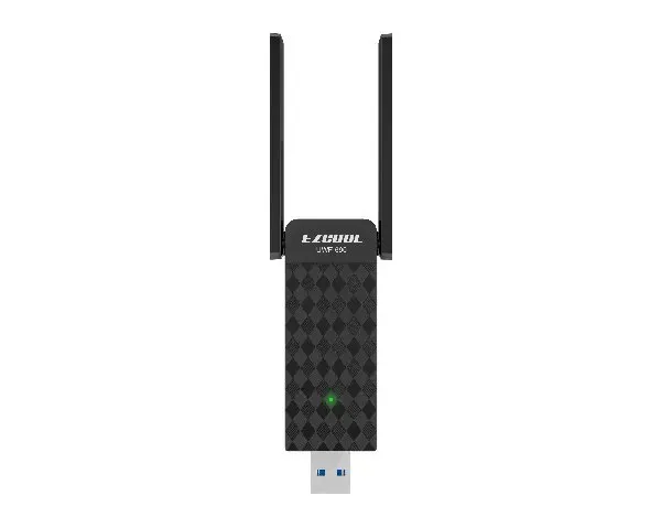 כרטיס רשת אלחוטי EZCool 1800Mbps WiFi 6 802.11ax Dual Band USB Adapter UWF-690