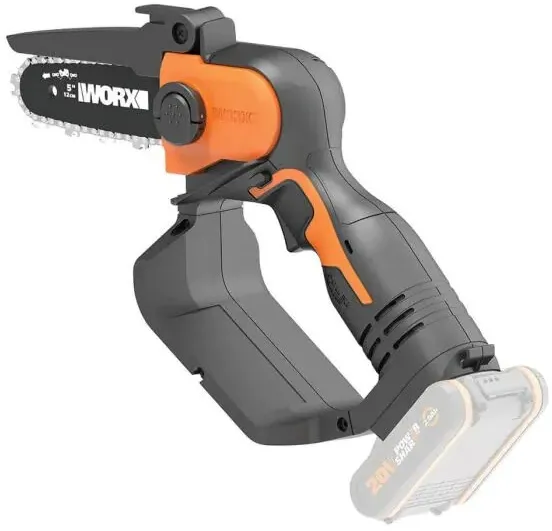 מסור שרשרת מיני 12 ס"מ Worx WG324E.9 20V