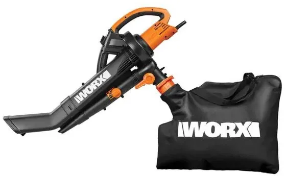 מפוח ושואב עלים חשמלי Worx WG505E 3000W