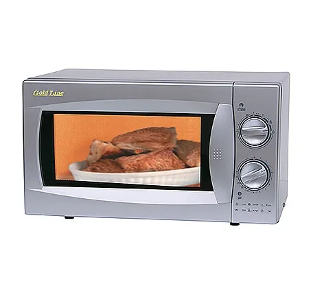 מיקרוגל מכאני Gold Line WP800P20S בנפח 20 ליטר בצבע כסוף