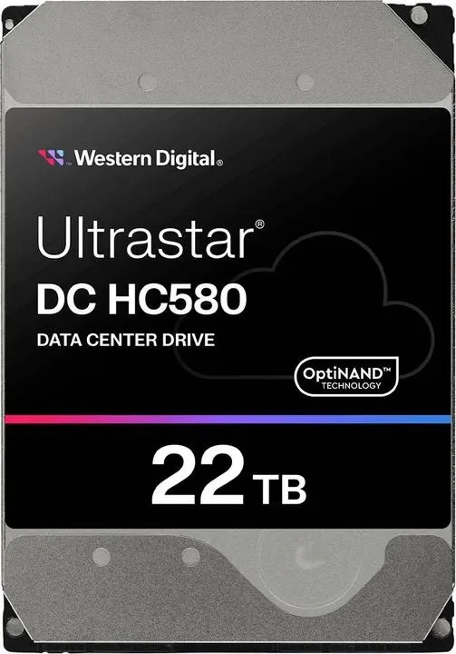 כונן קשיח Western Digital Ultrastar DC HC580 WUH722422ALE6L4 22TB 7200RPM