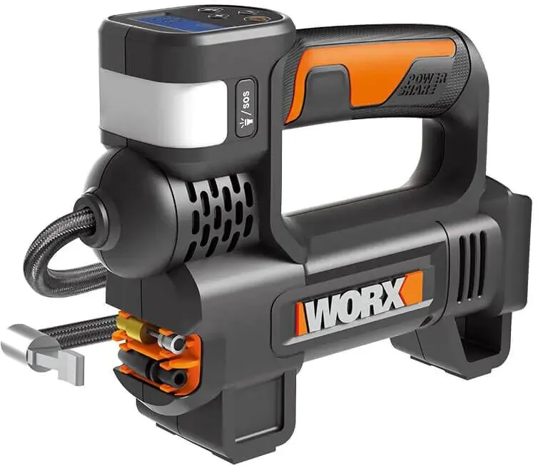 קומפרסור לרכב נטעןWorx WX092.9 20V – גוף בלבד