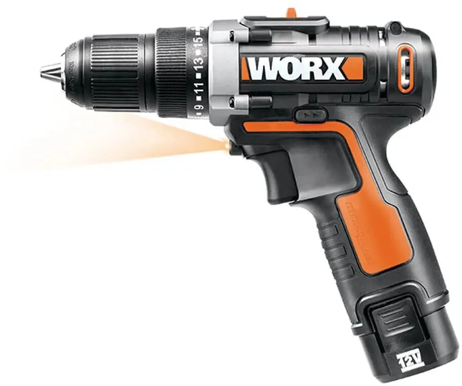 מברגה/מקדחה נטענת כולל סוללה Worx WX128.1 12V