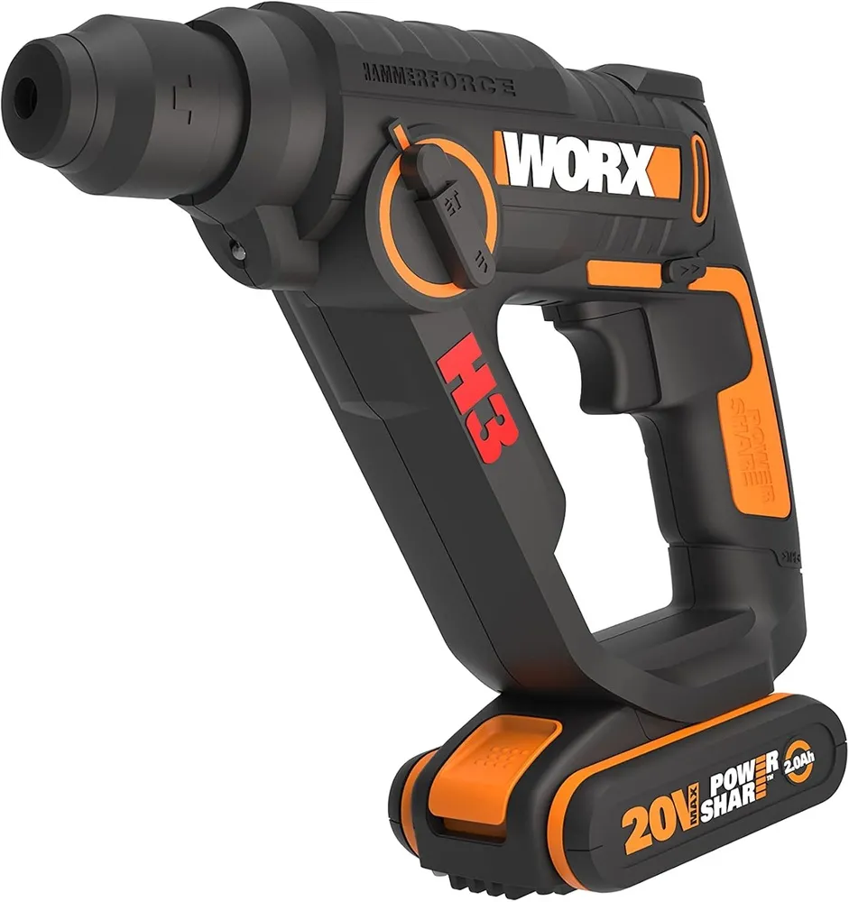 פטישון/מקדחה/מברגה פוטר מתחלף WORX WX390 – גוף בלבד