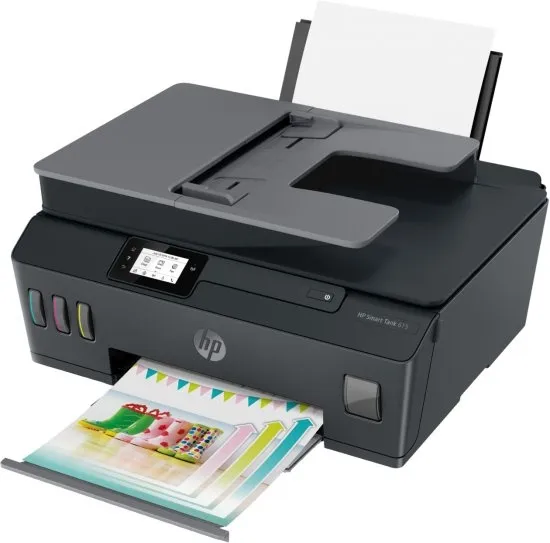 מדפסת הזרקת דיו חסכונית משולבת HP Smart Tank 615 Y0F71A