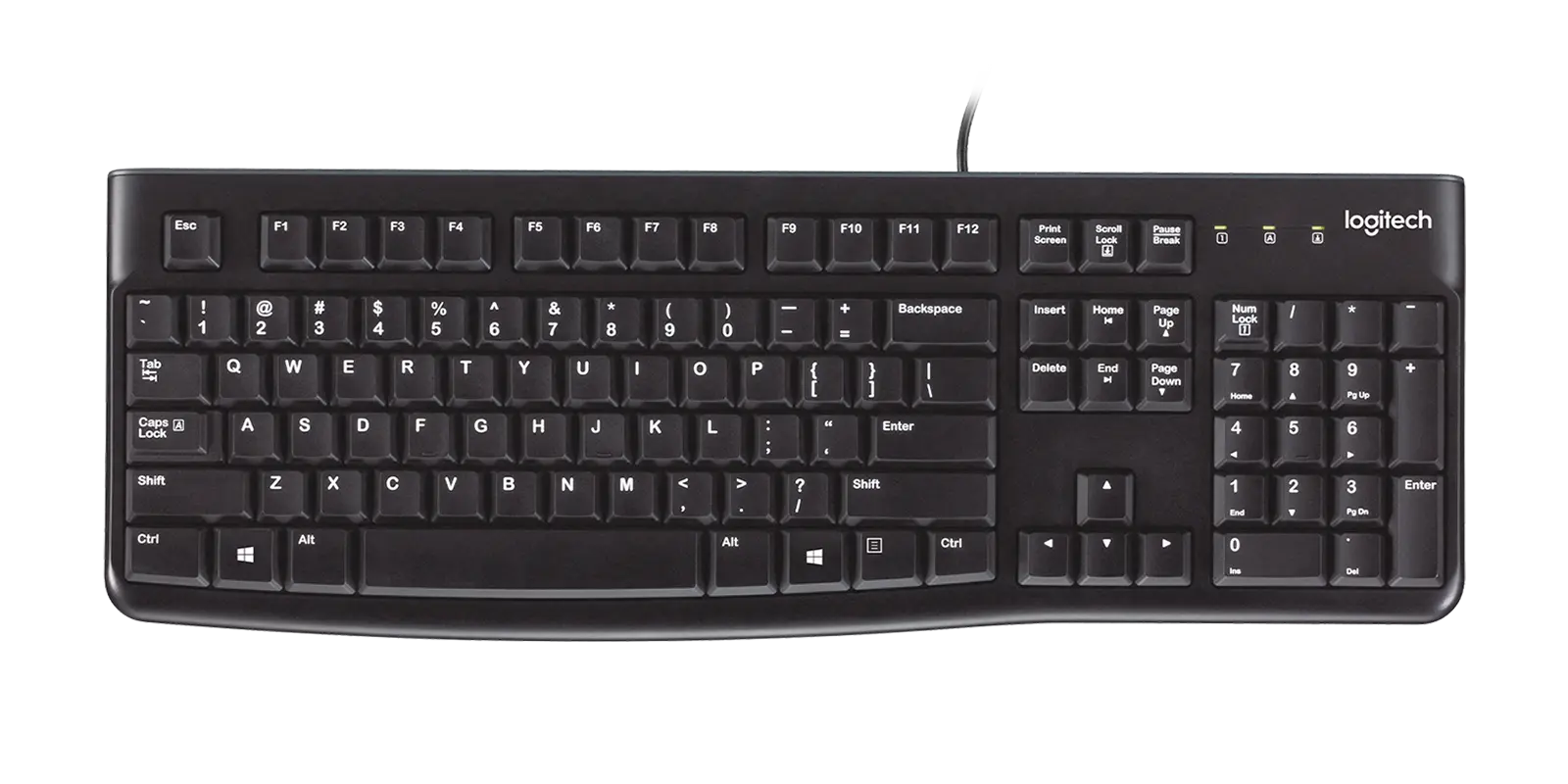 מקלדת חוטית Logitech K120