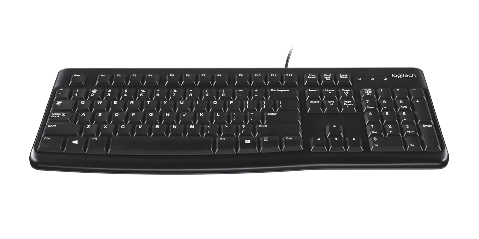 מקלדת חוטית Logitech K120