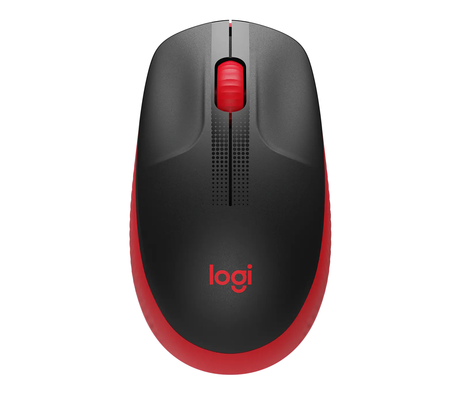עכבר אלחוטי בצבע אדום Logitech M190