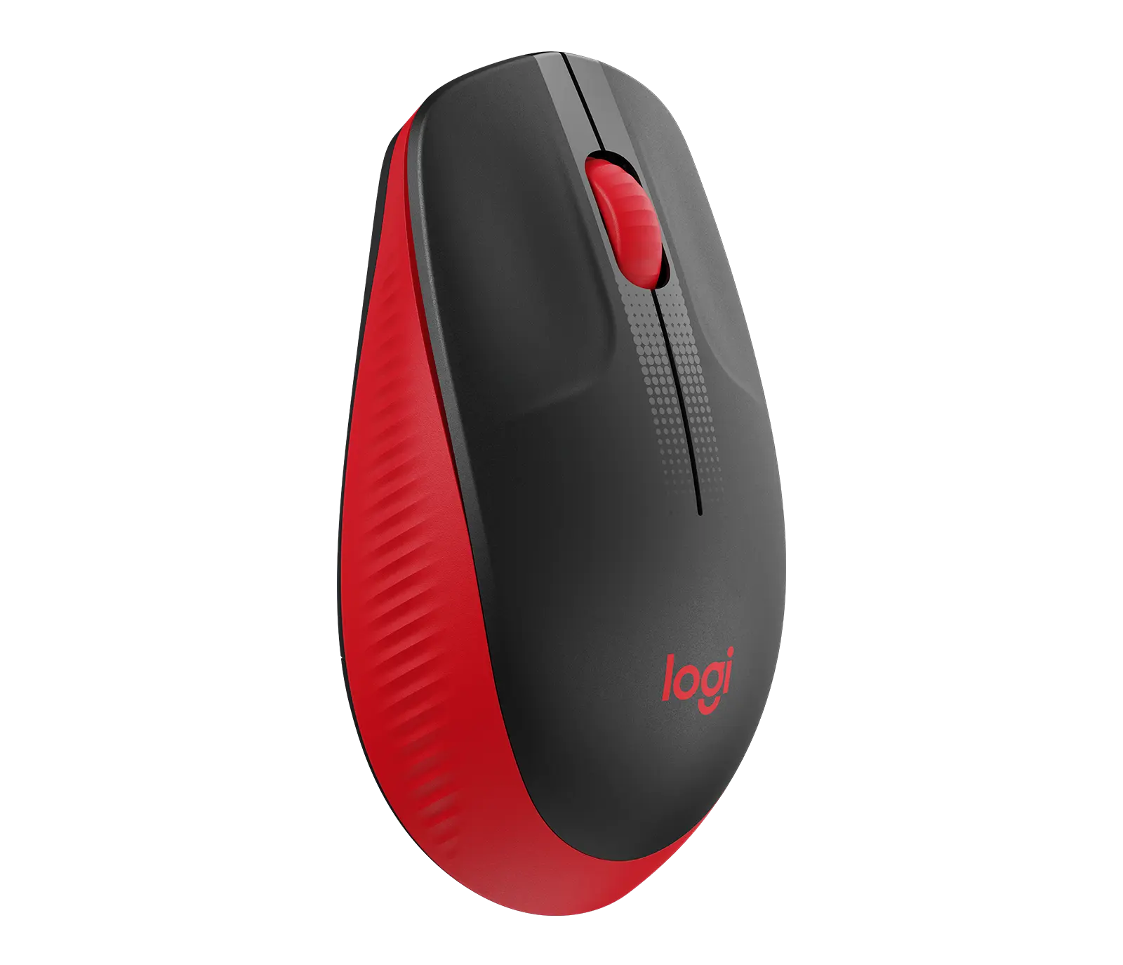 עכבר אלחוטי בצבע אדום Logitech M190