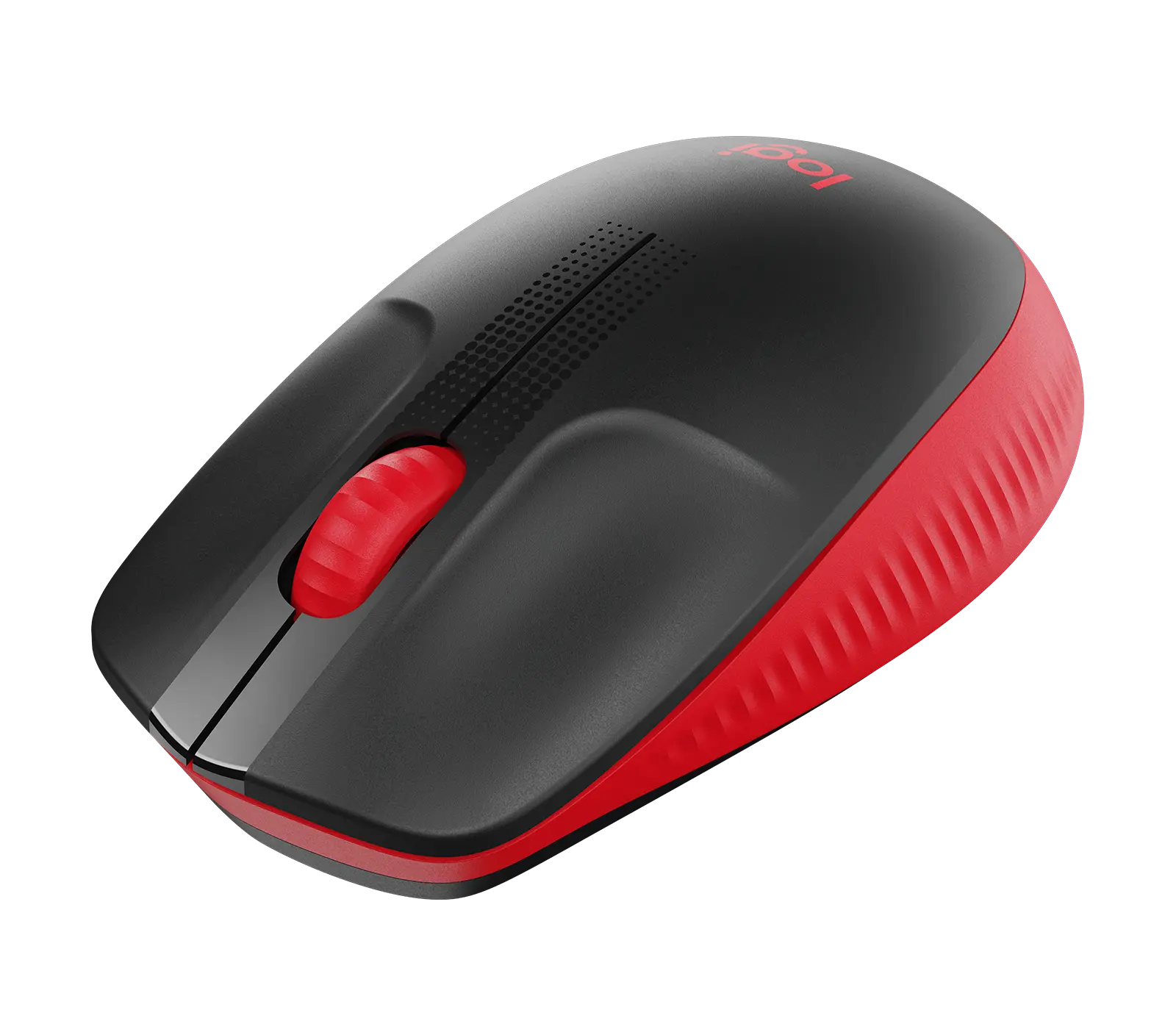 עכבר אלחוטי בצבע אדום Logitech M190