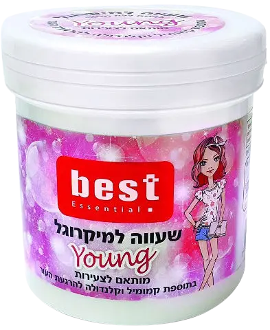 שעווה למיקרוגל בניחוח קמומיל וקלנדולה Best – במשקל 250 גרם