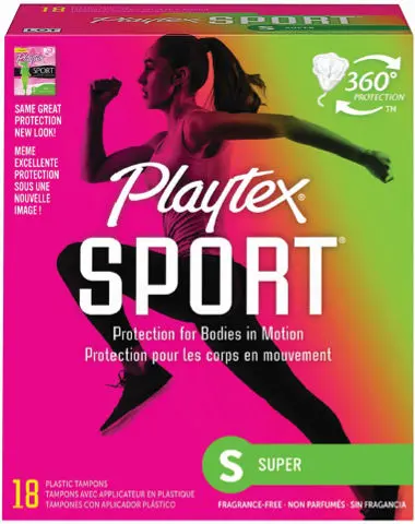 טמפונים Playtex Gentle Glide 360 סופר – 18 יחידות