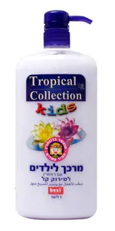מרכך לילדים לסירוק קל Tropical Collection – בנפח 1000 מ"ל