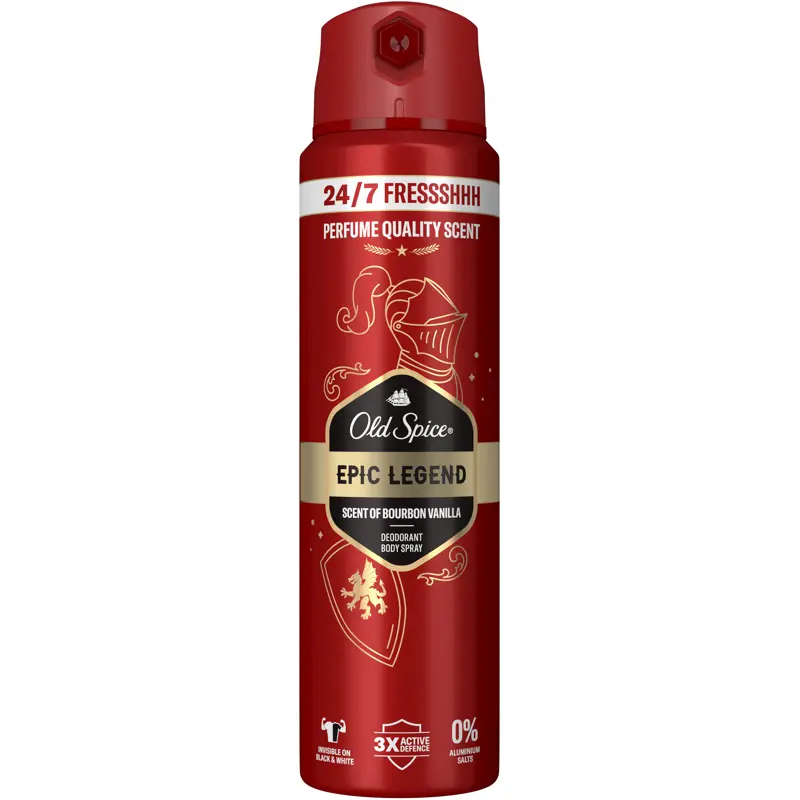 דאודורנט ספריי לגבר Old Spice Epic Legend – בנפח 150 מ"ל