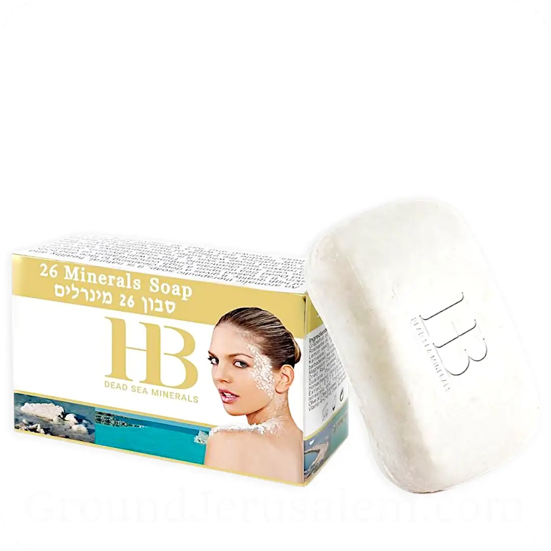 סבון מוצק מבית Hb Dead Sea Minerals – בנפח 115 גרם