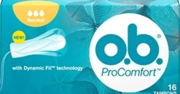 טמפונים O.B ProComfort נורמל – 16 יחידות