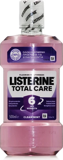מי פה Listerine Total Care – בנפח 500 מ"ל