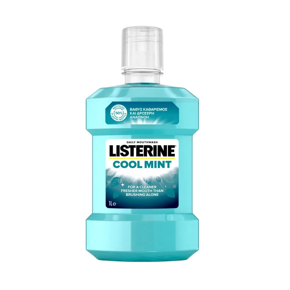 מי פה Listerine Cool Mint – בנפח 1000 מ"ל