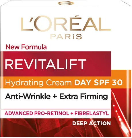 קרם פנים L'Oreal Dermo Revitalift Day Spf30 – בנפח 50 מ"ל